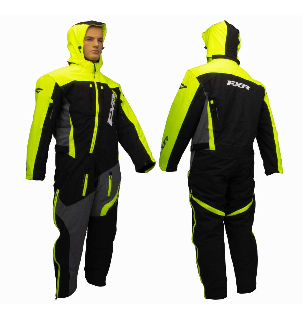 Комбинезон для снегохода FXR Maverick Lite №1 lemon-green (текстиль) (XXL)